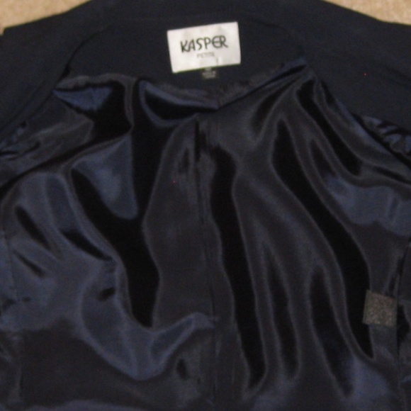 Kasper Navy Pant Suit - Picture 6 of 11